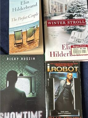 Winter Stroll Paperback & Assorted Book Set - White, Blue, Black